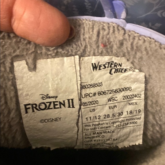 Disney Frozen II Kids Boots with Purple Accents - Picture 2 of 8